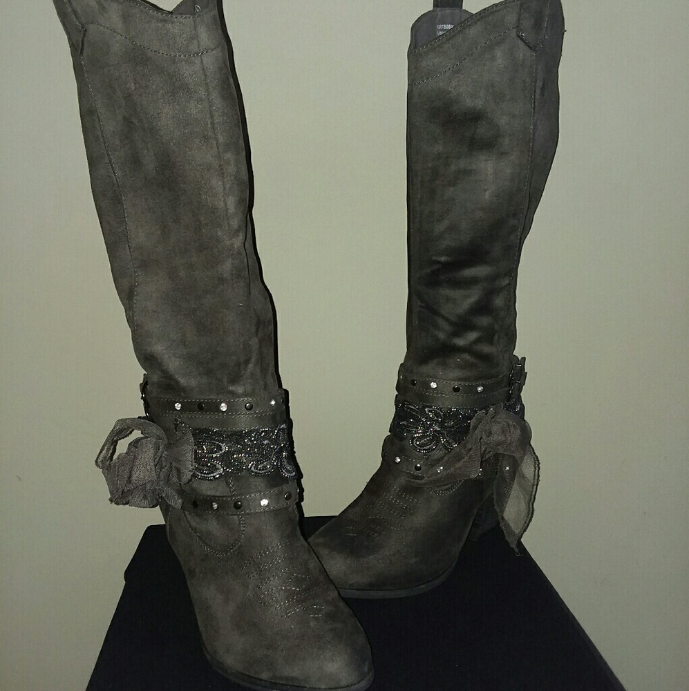 8.5 womens bling boots